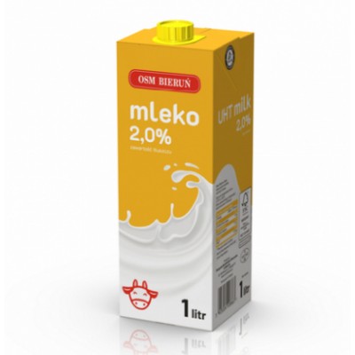 Milk UHT 2%, 1 L